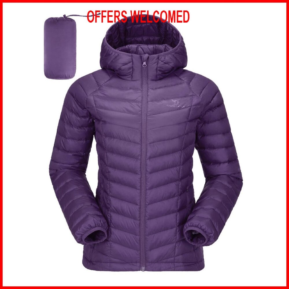 Women's Lightweight Packable Down Puffer Jacket H… - image 1